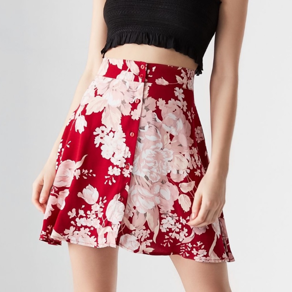 Rolla’s x Urban Outfitters Flounce Button-Down Skirt